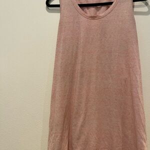 Athleta Light Orange Sleeveless Tank Top